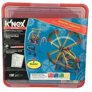 Knex Education Simple Machines Gears 198 Piece Set STEM‎ Building Solution New